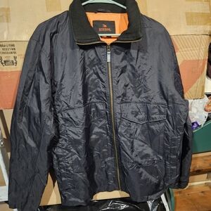 SPIEWAK Black Performance Windbreaker Jacket Mens Size L